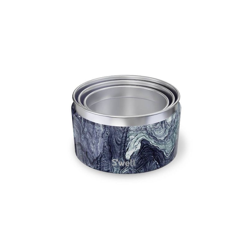 S&#39;well Food Storage Canister Set Azurite Marble, 5 of 9