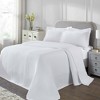 Reversible Cotton Medium Weight Matelasse Weave Bedspread Set by Blue Nile Mills - 2 of 4