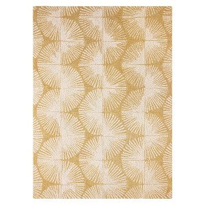 NICOLE MILLER NEW YORK Kendall Fluted Geo Handcrafted Area Rug, 100% Wool Rug - 1 of 4
