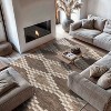 World Rug Gallery Distressed Trellis Indoor Area Rug - 2 of 4