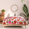Deny Designs 3pc Full/Queen Lindsey Kay Collective Strawberries Lindsey Kay Comforter and Sham Set - 3 of 4