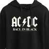 Women's - AC/DC - Glow In The Dark Cropped Graphic Hoodie - 2 of 4