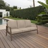 Covers&All Outdoor Sunbrella Deep Seat Cushion Set for Outdoor Furniture, 22 in W x 24 in L x 5 in Thick, Beige - 4 of 4