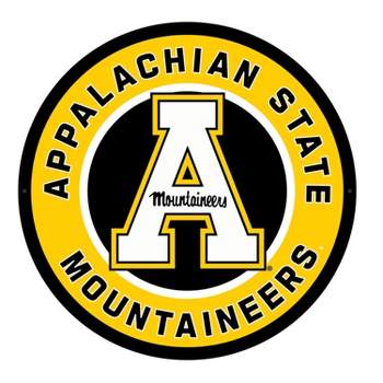 Evergreen Ultra-Thin Edgelight LED Wall Decor, Round, Appalachian State University- 23 x 23 Inches Made In USA