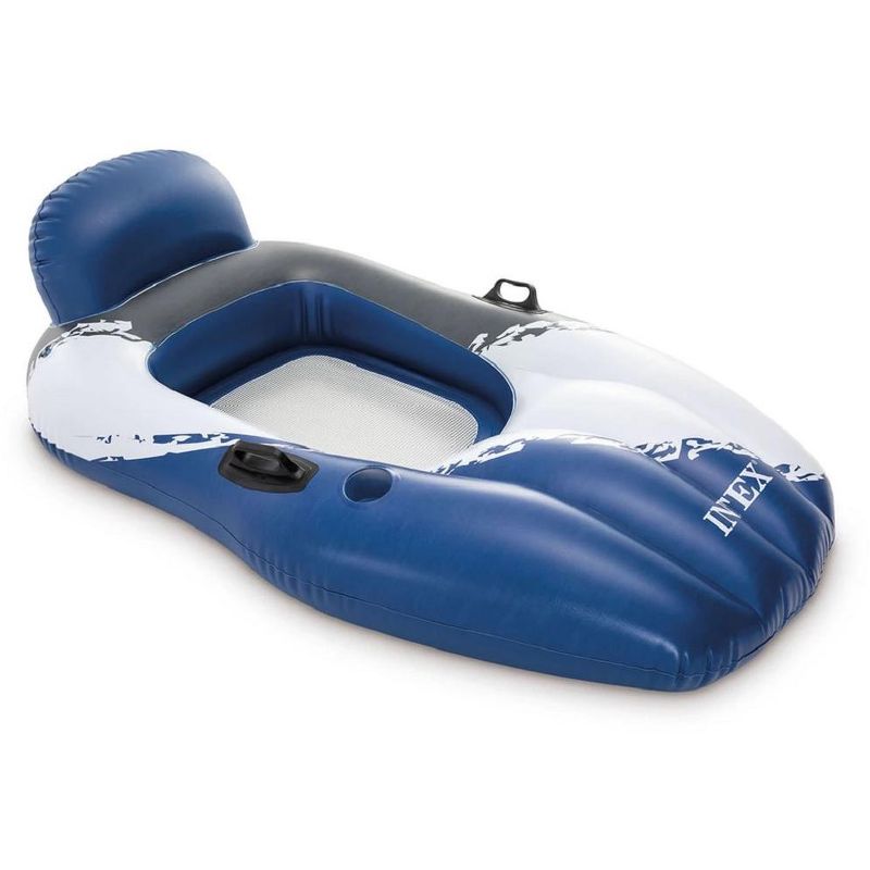 Intex Floating Mesh Lounge, Inflatable Sport Float 64in x 41in, 2 of 4