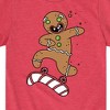Boys' - Instant Message - Gingerbread Skater Christmas Short Sleeve Graphic T-Shirt - 2 of 4