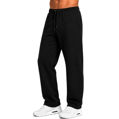 Blu Rock Men's Tech Fleece Performance Sweatpants with Open Bottom