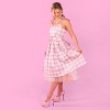 A Leading Role x Mattel Barbie Pink Gingham Premium Adult Dress Up - Barbie The Movie - 3 of 4