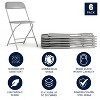Alamont 6pk Hercules Plastic Folding Chairs - 3 of 4