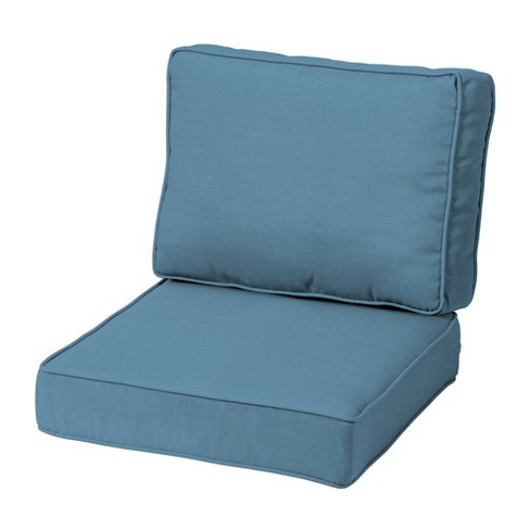 Arden Selections Profoam Performance Outdoor Deep Seating Cushion Set 24 X 24 French Blue Texture Target