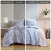 3Pcs Light Weight Reversible Quilt Set, Modern Style Geometric Print Smooth Bed Pad for Hot Summer - 2 of 4