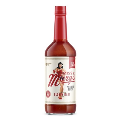 Miss Mary's Bold & Spicy Bloody Mary Mix - 32 fl oz Bottle
