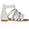 bebe Toddler Girls' Sandals - Open Toe Flat Sandals Comfy Summer Flats for Toddler and Little Kids - 2 of 4