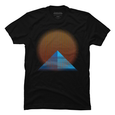 Men's Design By Humans Pyramid Sun By Ramzi T-Shirt