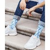 Memoi Men's "Golf Ball and Tee" Rayon from Bamboo Blend Novelty Crew Socks - 4 of 4