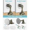 DOMETOUR Magnetic Door Stoppers 4 Pack – Stainless Steel, Heavy Duty, Wall/Floor Mount, No-Drill Adhesive & Screws, Door Holder - 4 of 4