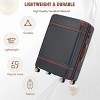24 Inch Hard Shell Luggage Vintage Suitcase,Checked Luggage Expandable Lightweight Spinner Suitcase With TSA Lock-Cuddlewood - 2 of 4