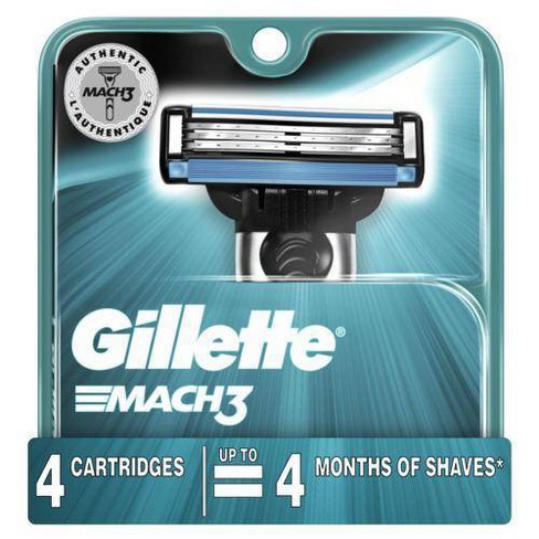 Gillette Mach3 Men's Razor Blade 4ct :