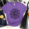Simply Sage Market Women's Trick Or Treat Web Short Sleeve Graphic Tee - 3 of 4