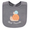Hudson Baby Infant Boy Cotton Bibs, Best Friends, One Size - 2 of 4