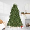 Northlight 7.5' Pre-Lit Rockwood Pine Artificial Christmas Tree, Clear LED Lights - 2 of 4