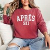 Simply Sage Market Women's Garment Dyed Graphic Sweatshirt Apres Ski University - 2 of 3