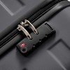 ORRD 3-Piece ABS Hardshell Luggage Set (20''/24''/28'') - Lightweight Spinner Suitcases w/TSA Lock, Grey - 3 of 4