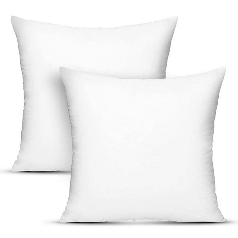 Cheer Collection Feather Down Sham And Throw Pillow Inserts - Set
