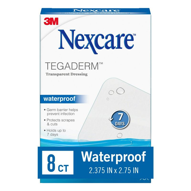 Nexcare Tegaderm Waterproof Transparent Dressing Bandage - 2-3/8 in x 2 3/4 in - 8ct., 3 of 13