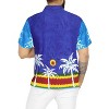 LA LEELA Men's Hawaiian Short Sleeve Button Down Shirt Mens Casual Shirts Holiday Tropical Beach Summer Party Shirts for Men Funny - 2 of 4