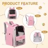 Unique Bargains Pet Portable Travel Backpack Carrier for Small Large Cat Pet Dogs - 4 of 4