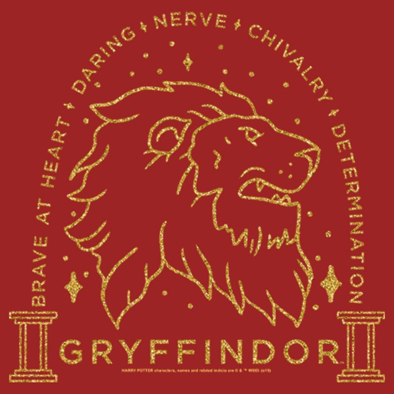 Women's Harry Potter Gryffindor House Emblem T-Shirt, 2 of 5