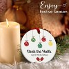 Pickleball Ornament for Christmas Tree Decor, Xmas Hanging Ornaments, Deck The Halls Gifts - 3 of 4