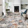 Modern Abstract Area Rugs Washable , Soft Large Bedroom Rug - 4 of 4