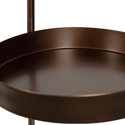 Bronze 4-Tier Modern Metal Plant Stand