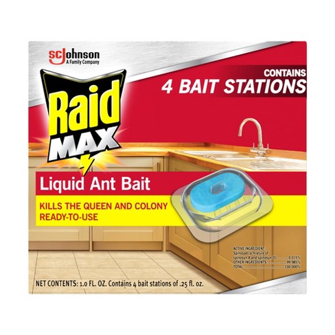 Raid Max Liquid Ant Baits - 4ct : Target