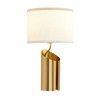 GTCLIGHTING Table Lamps for Bedroom,21.8" Modern Gold Bedside Lamps with Beige Linen Shade,Nightstand Lamps for Living Room End Table - 2 of 4