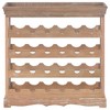 vidaXL Wine Cabinet Brown 27.6"x8.9"x27.8" MDF - 2 of 4