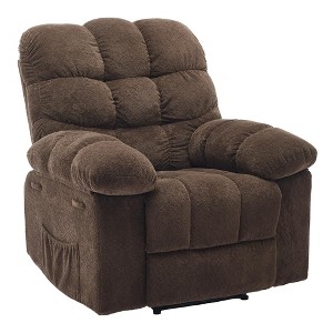 COZONY Oversized Manual Recliner Chair with Side Pocket, Wide Comfort Recliner for Living Room or Bedroom - 1 of 4