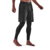 SKINS SERIES-5 MEN'S TRAVEL AND RECOVERY LONG TIGHTS BLACK - 4 of 4