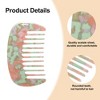 Unique Bargains Anti-Static Pocket Size Wide Tooth for Thick Curly Hair Detangling Comb 1 Pc - 3 of 4