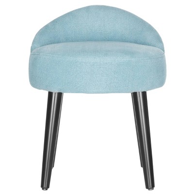 Brinda Vanity Stool - Light Blue - Safavieh