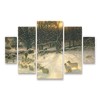 Joseph Farquharson 'The Shortening Winters Day' Multi Panel Art Set Large Diamond - 2 of 3