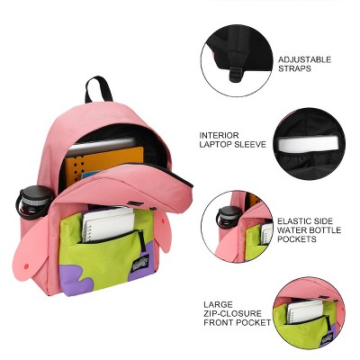 SpongeBob SquarePants Patrick Adult 17" Backpack — фото 4