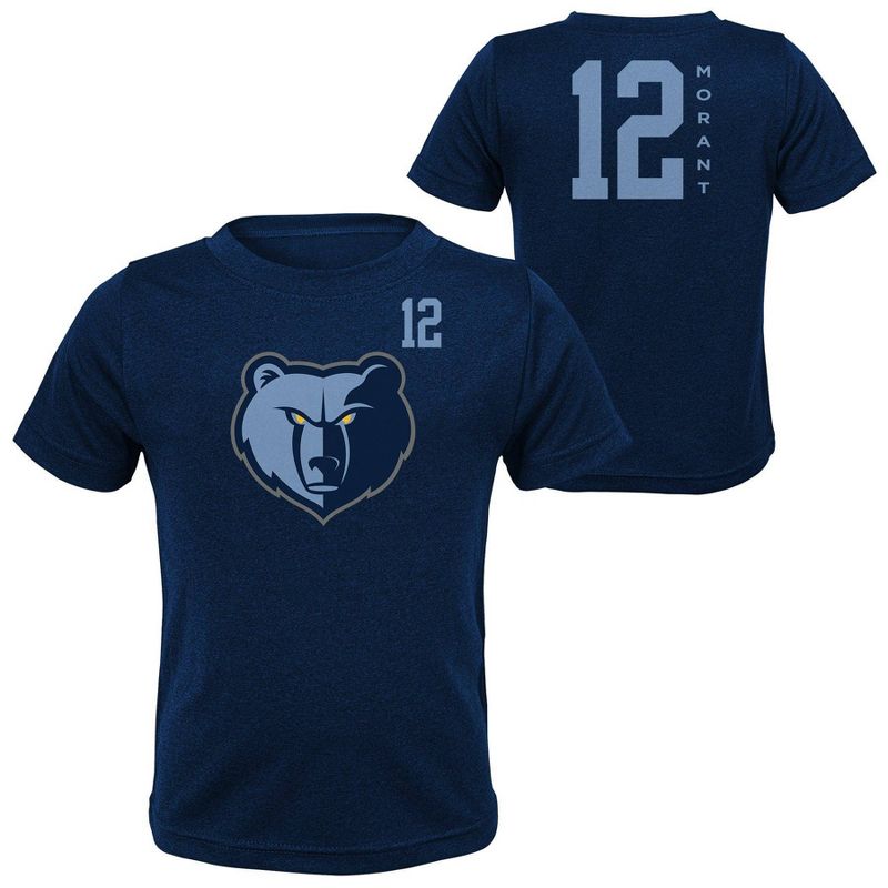 NBA Memphis Grizzlies Youth Morant Performance T-Shirt, 1 of 4