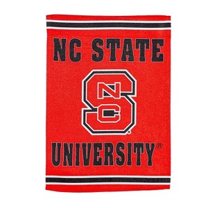 Embossed Suede Flag, House Size, North Carolina State University - 1 of 3