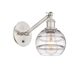 Rochester - 1 Light Arm Adjusts Up and Down Wall Sconce In Industrial Style-7.88 Inches Tall and 5.88 Inches Wide - 1 of 1