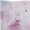 Pink Boudoir Room Divider - Oriental Furniture: 3-Panel Floral Canvas, No Assembly Required - 2 of 3