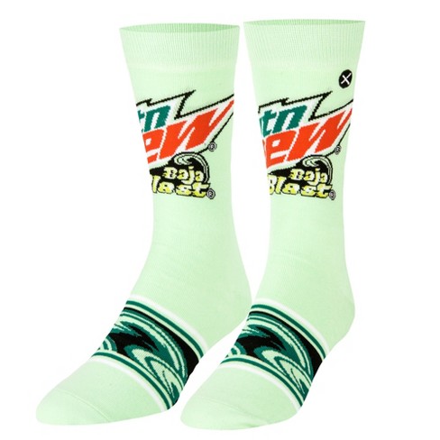 Odd Sox Pepsi Mountain Dew Merchandise Funny Crew Socks Men's, Assorted ...