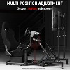 Dardoo G27 Racing Simulator Cockpit with Black Seat & Monitor Mount Compatible with Logitech, Thrustmaster & Fanatec No Wheel/Pedals/TV - 4 of 4
